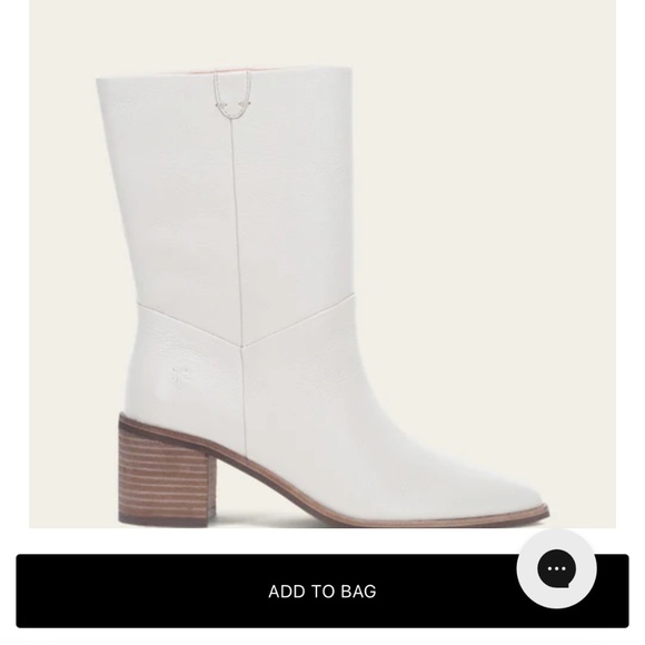 Frye Sadie softy mid boot in ivory. - Picture 1 of 2